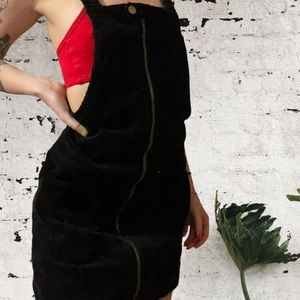 Overall Zip up Corduroy Forever 21 Dress